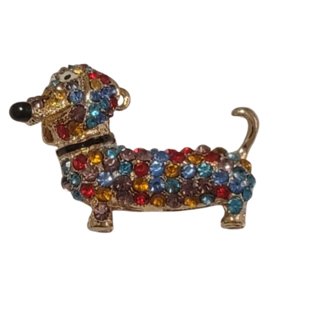Daschund Pendant Multicolor Dog Pendant - Picture 3 of 5